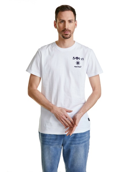 Sam 73 Bijela muška majica SAM 73 Terence