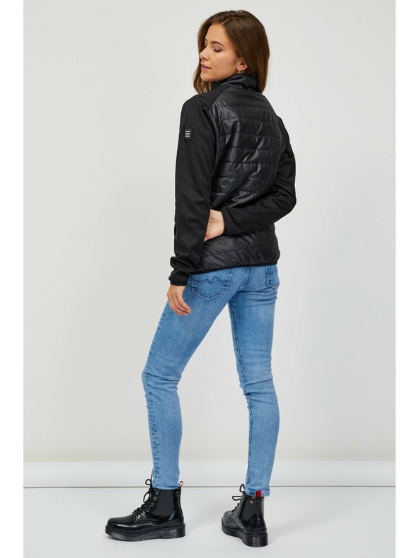 Sam 73 Crna ženska prošivena lagana jakna 73 Besd