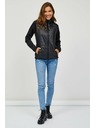 Sam 73 Crna ženska prošivena lagana jakna 73 Besd