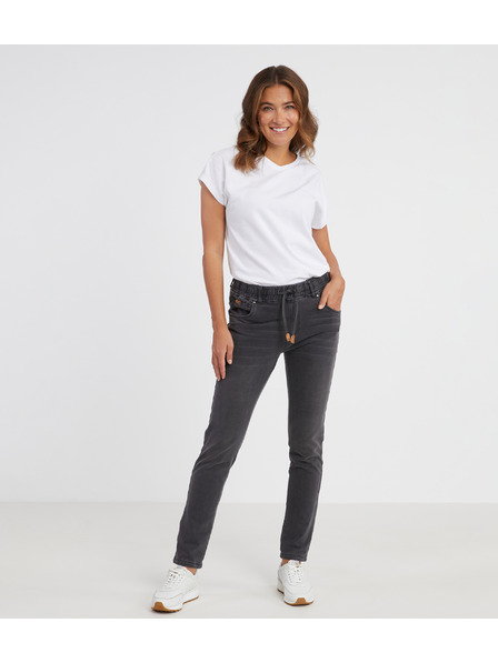 Sam 73 Tamno sive ženske traper hlače SAM 73 Líza