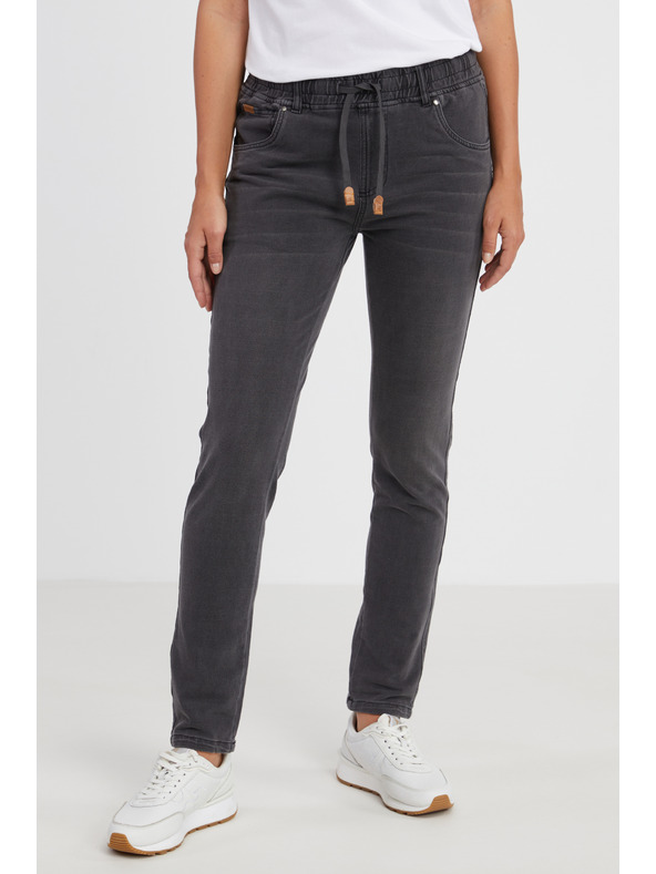 Sam 73 Tamno sive ženske traper hlače SAM 73 Líza