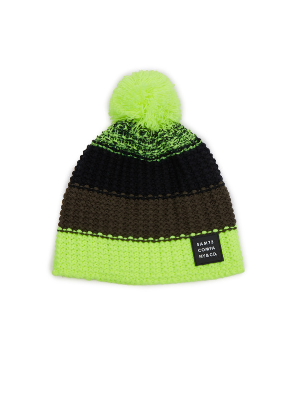Sam 73 Zeleno-crna dječačka kapa SAM 73