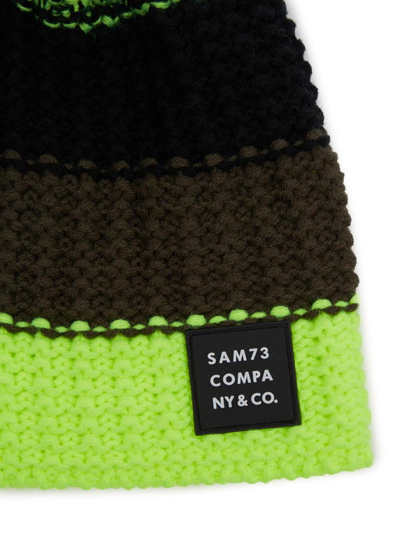Sam 73 Zeleno-crna dječačka kapa SAM 73