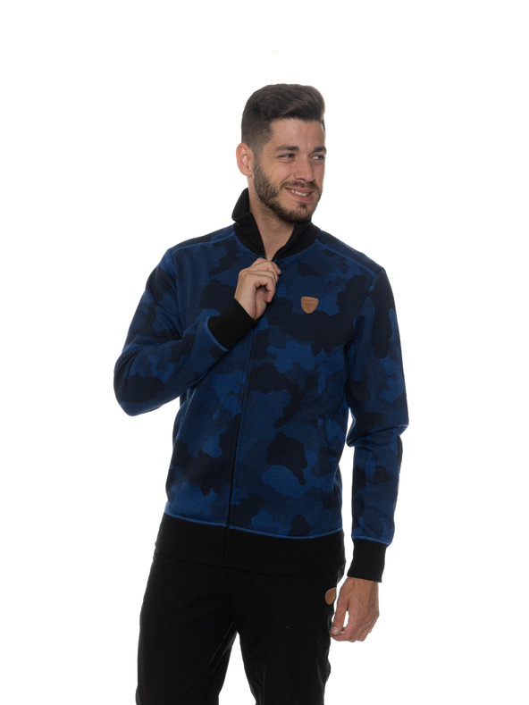 Sam 73 Tamnoplava muška majica s uzorkom SAM 73