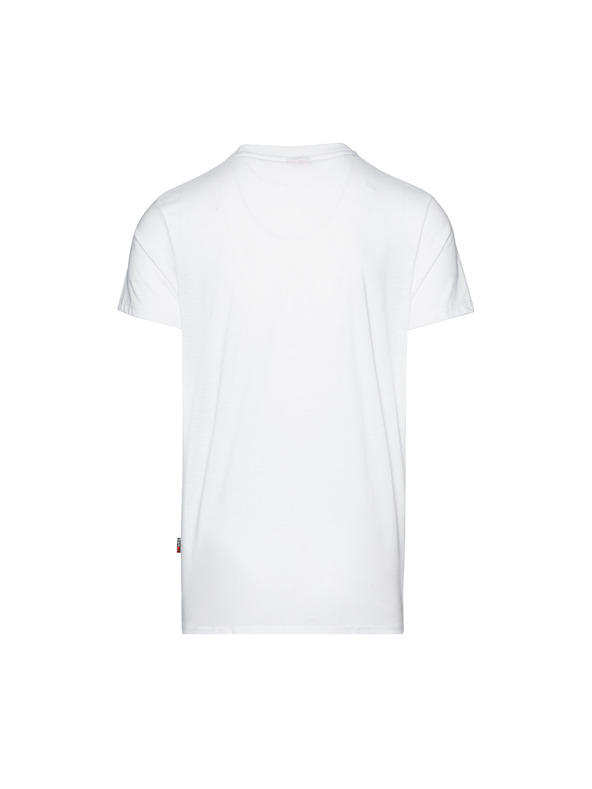 Sam 73 Bijela muška majica s printom SAM 73 Liam