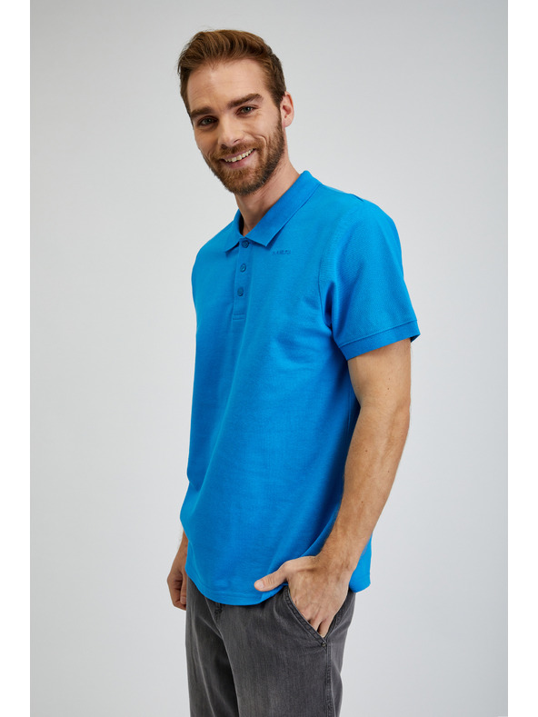 Sam 73 Plava muška pamučna polo majica SAM73 Chrys