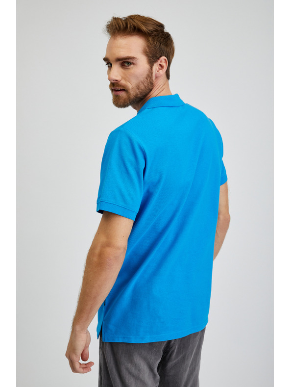 Sam 73 Plava muška pamučna polo majica SAM73 Chrys