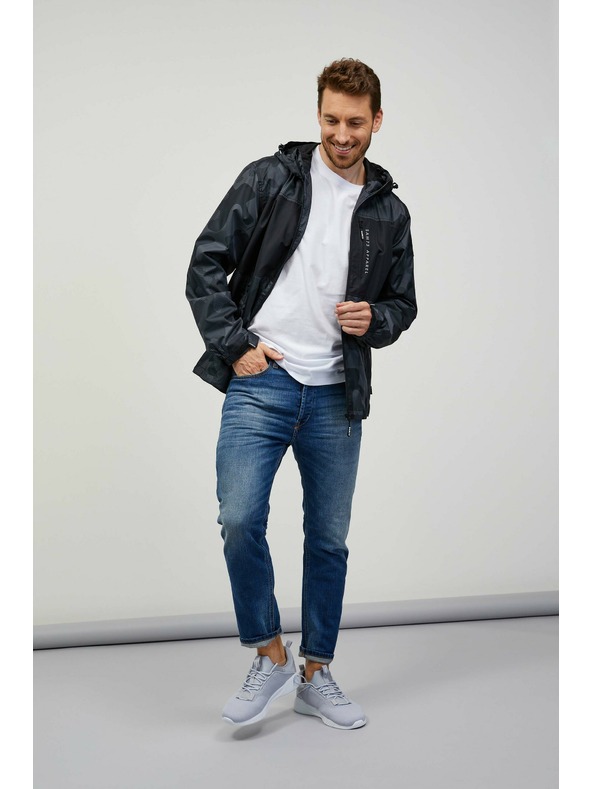 Sam 73 Crno-siva muška vojna jakna SAM73 Lachlan