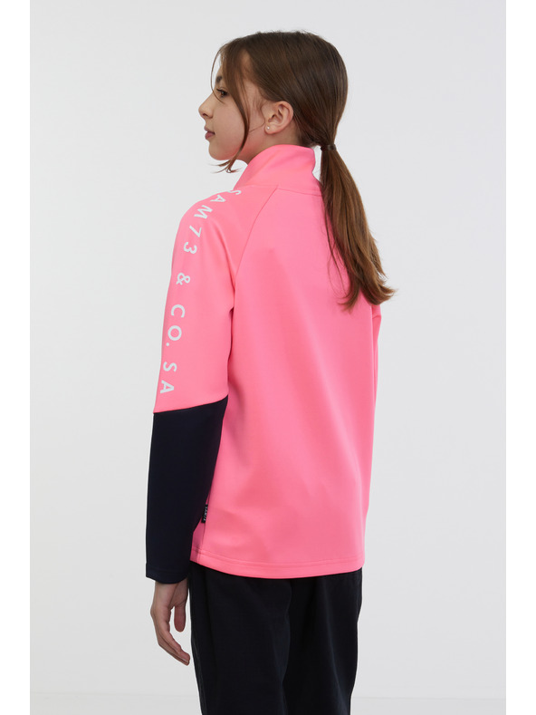 Sam 73 Ružičasta majica SAM 73 Nana za djevojčice s patentnim zatvaračem