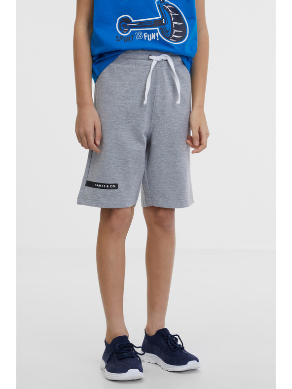 Sam 73 Siva dječačka trenirka kratke hlače SAM 73 Flop
