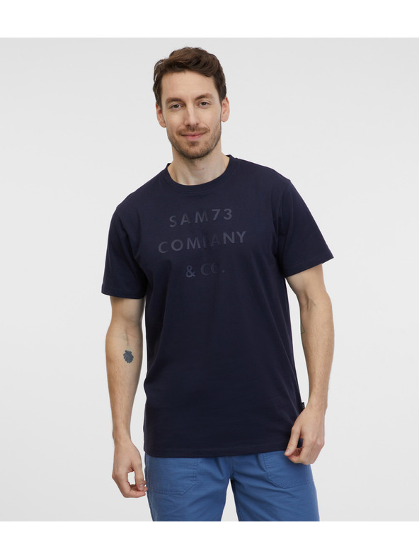 Sam 73 Tamnoplava muška majica SAM 73 Milhouse