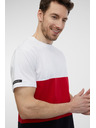 Sam 73 Bijelo-crvena muška majica kratkih rukava SAM 73 Norman