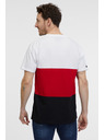 Sam 73 Bijelo-crvena muška majica kratkih rukava SAM 73 Norman