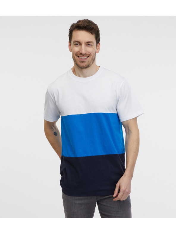 Sam 73 Bijelo-plava muška majica SAM 73 Norman