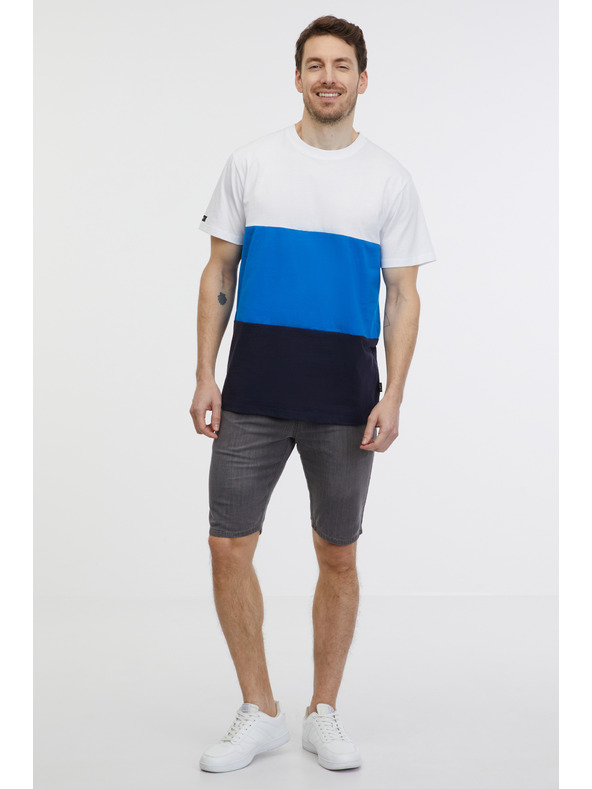 Sam 73 Bijelo-plava muška majica SAM 73 Norman
