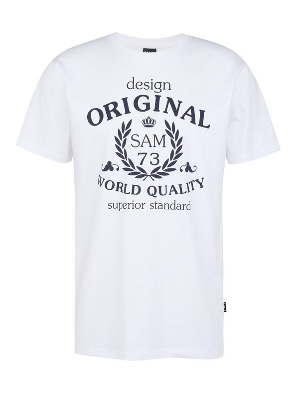 Sam 73 Bijela muška majica SAM 73 Maverick