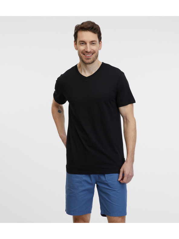 Sam 73 Crna muška majica kratkih rukava SAM 73 Fidel