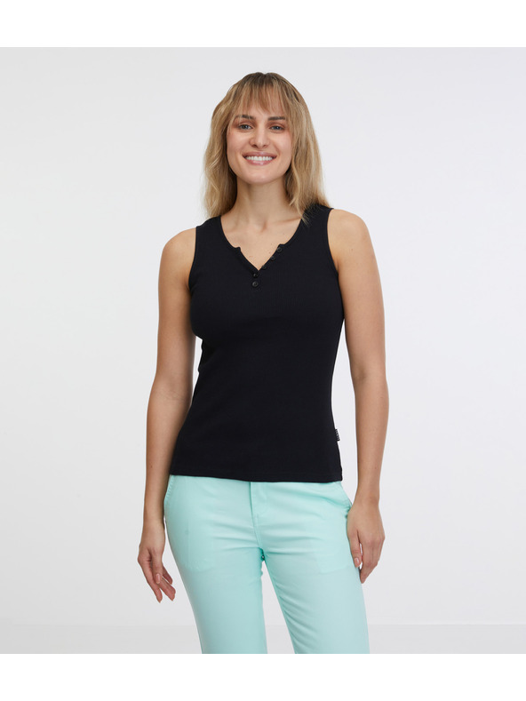 Sam 73 Crna ženska majica bez rukava SAM 73 Manuela
