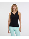 Sam 73 Crna ženska majica bez rukava SAM 73 Manuela