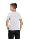 Sam 73 Bijela majica za dječake SAM 73 Archie