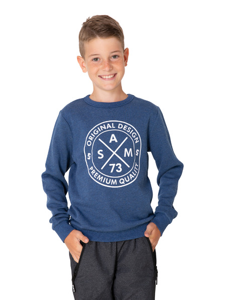 Sam 73 Tamnoplava dječačka majica s printom SAM 73 Brandon