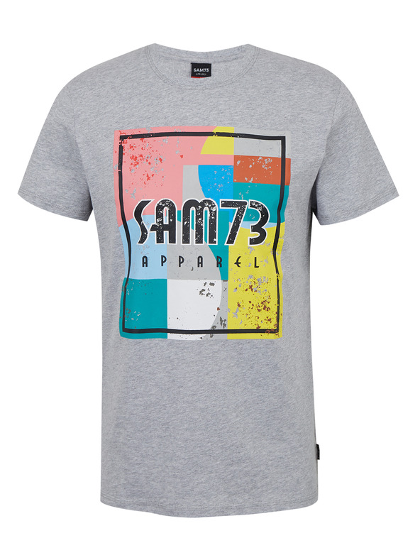 Sam 73 Siva muška tigrasta košulja SAM 73 Elijah