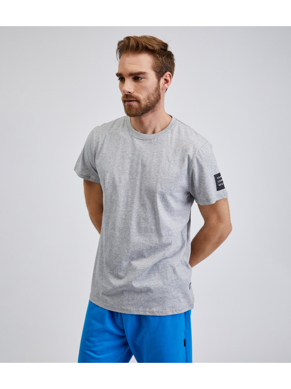 Sam 73 Svijetlo siva muška majica kratkih rukava SAM 73 Freddie