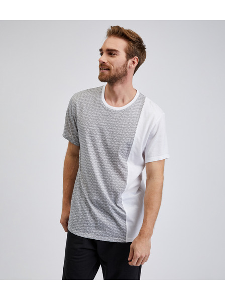 Sam 73 Svijetlo siva muška majica s uzorkom SAM 73 Paul