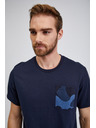 Sam 73 Tamnoplava muška majica SAM 73 Sean