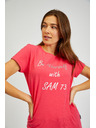 Sam 73 Tamno roza ženska majica kratkih rukava SAM 73 Renee