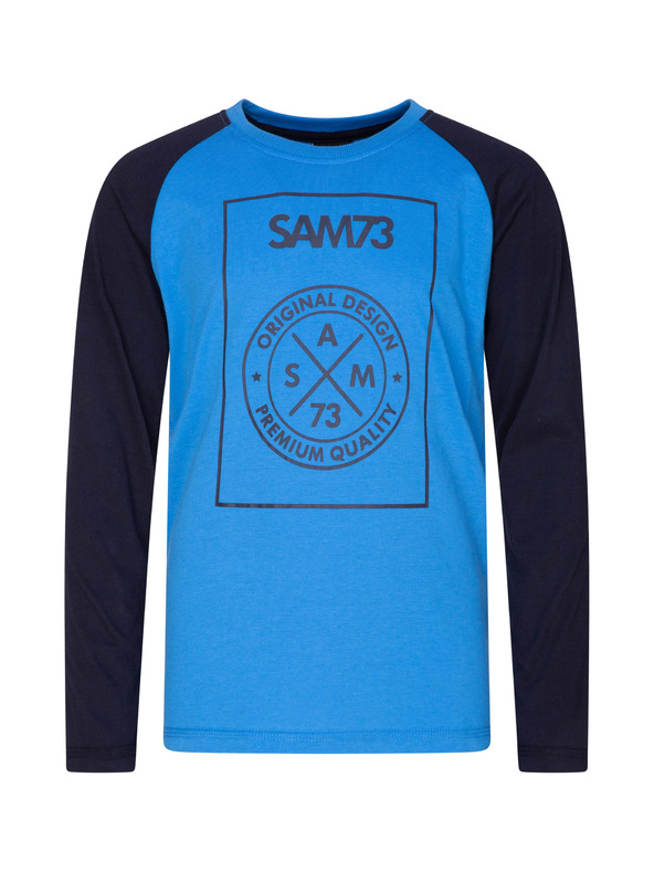Sam 73 Crno-plava majica za dječake SAM 73 Jack