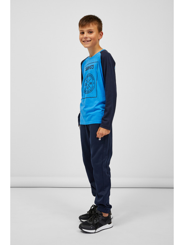 Sam 73 Crno-plava majica za dječake SAM 73 Jack