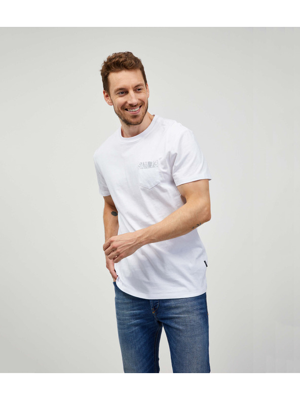 Sam 73 Bijela muška majica SAM 73 Quarip