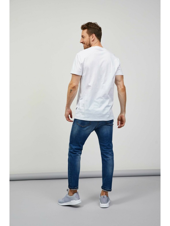 Sam 73 Bijela muška majica SAM 73 Quarip