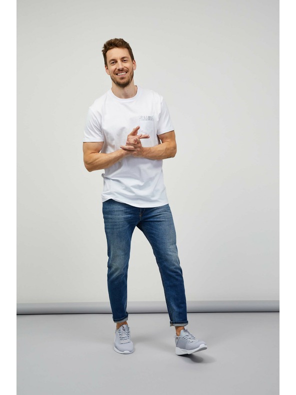 Sam 73 Bijela muška majica SAM 73 Quarip