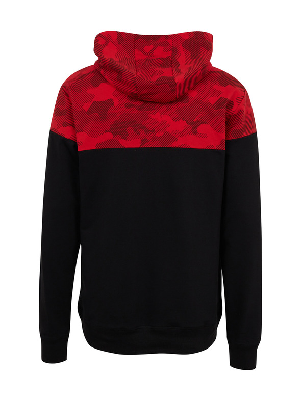 Sam 73 Crveno-crna muška majica s kapuljačom SAM73 Aquamarine