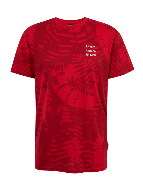Sam 73 SAM73 Sculptor crvena muška majica s uzorkom