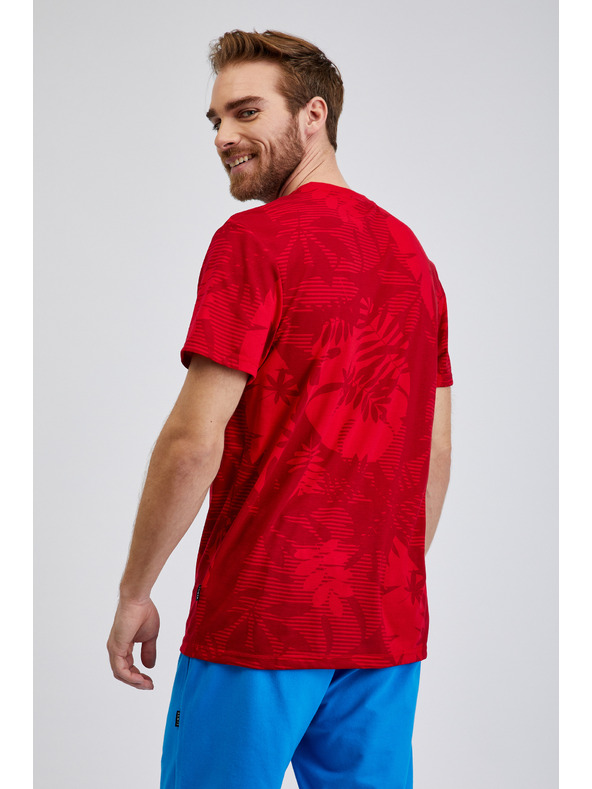 Sam 73 SAM73 Sculptor crvena muška majica s uzorkom