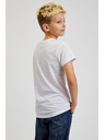 Sam 73 Bijela majica za dječake s printom SAM73 Scutum
