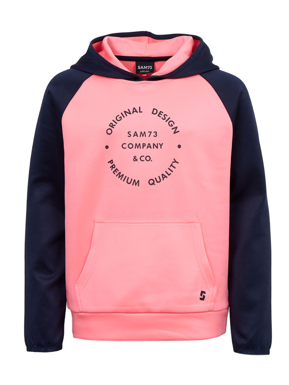 Sam 73 Plavo-ružičasta majica s kapuljačom SAM73 Draco za djevojčice