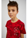 Sam 73 Crvena dječačka pamučna vojna majica SAM73 Hydrus