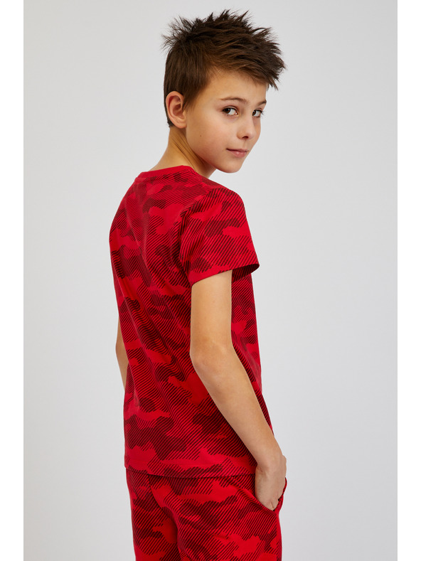 Sam 73 Crvena dječačka pamučna vojna majica SAM73 Hydrus