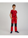 Sam 73 Crno-crvene dječje sportske hlače SAM73 Jonathan