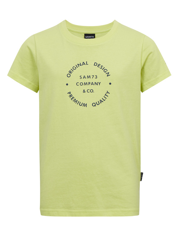 Sam 73 Žuta dječačka pamučna majica SAM73 Pyrop
