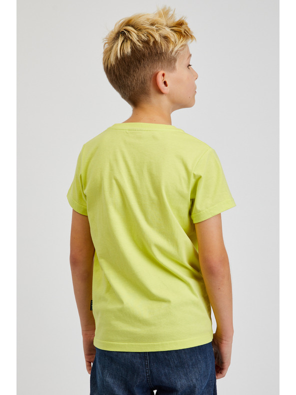 Sam 73 Žuta dječačka pamučna majica SAM73 Pyrop