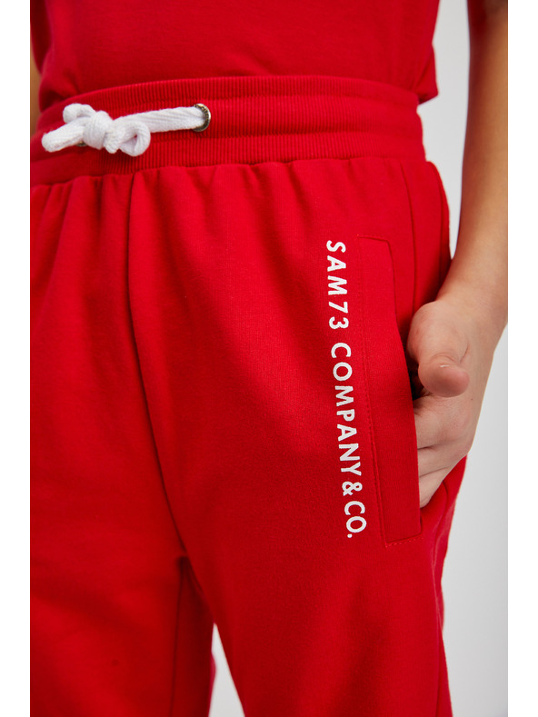 Sam 73 Crvena unisex dječja trenirka SAM73 Kanz