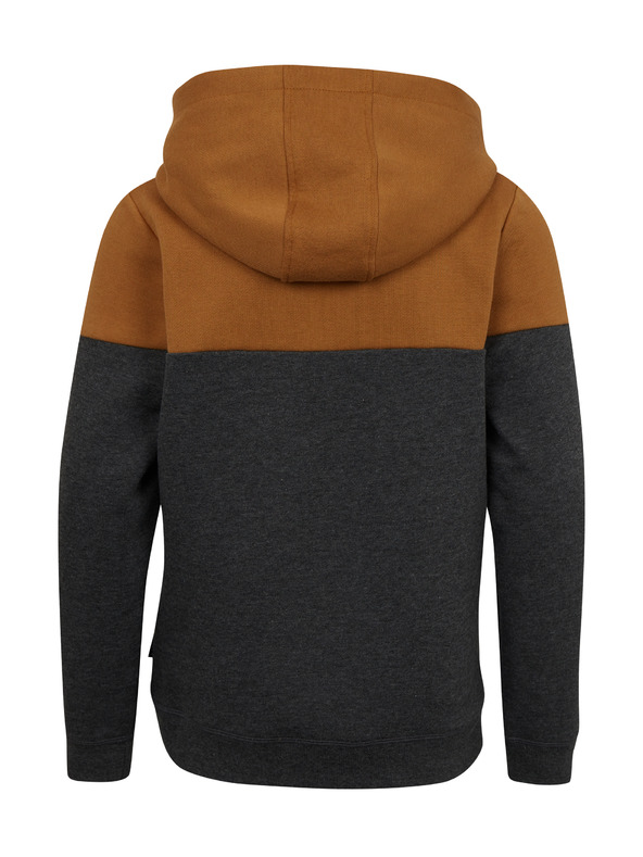 Sam 73 Sivo-smeđa majica s kapuljačom za dječake SAM 73 Sall