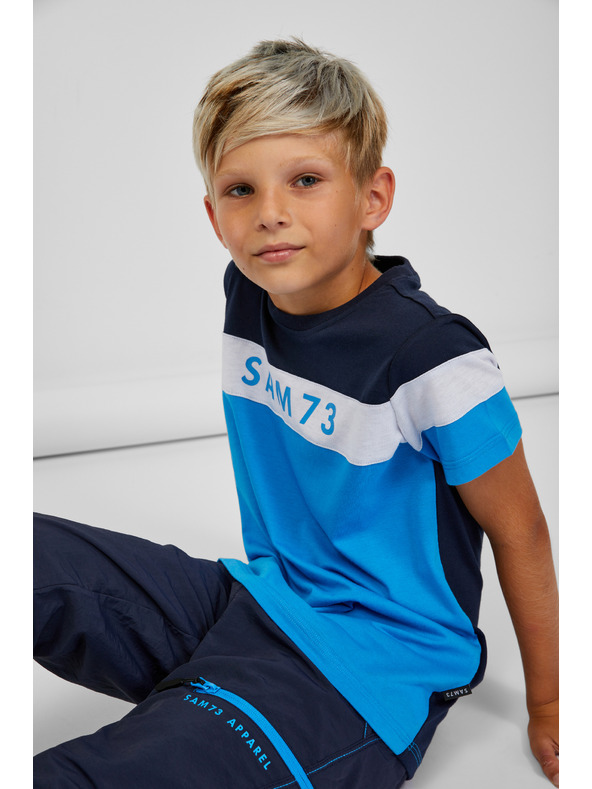 Sam 73 Plava majica za dječake SAM 73 Kallan