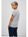 Sam 73 Svijetlo siva dječačka majica kratkih rukava s šarama SAM 73 Janson