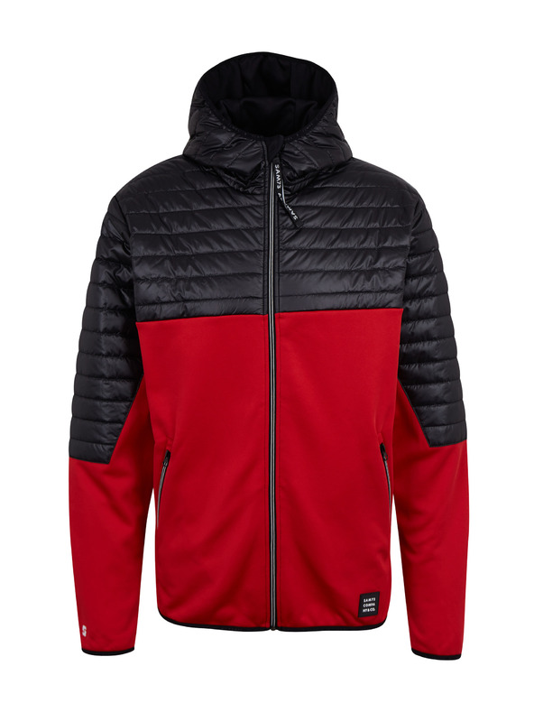 Sam 73 Crno-crvena muška lagana prošivena jakna SAM 73 Vader